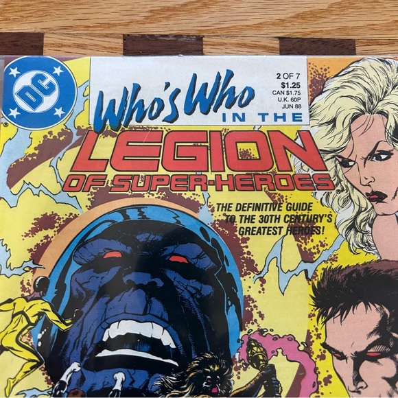Vintage DC Comic Book Bundle - Who’s Who in the legion of superheroes - Picture 13 of 14